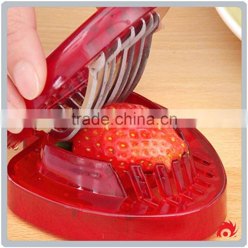 Cake Decorating baking tools plastic mini fruit Strawberry slicer