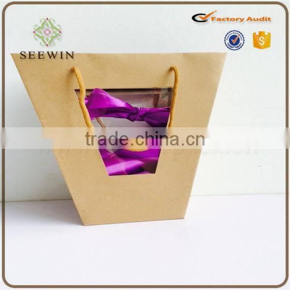 2017 cheap whloe sale Craft paper flower bag/ craft bag for flower