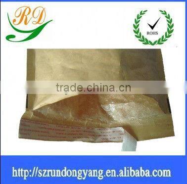 customer printing yellow Self-adhesive kraft paper foil bubble Courier bags