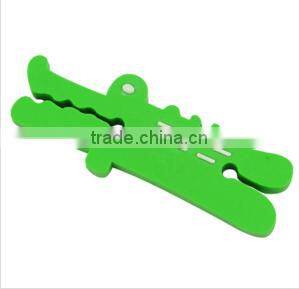 Wholesale Stock Small Order Plastic Crocodile Earphone Cable Winders
