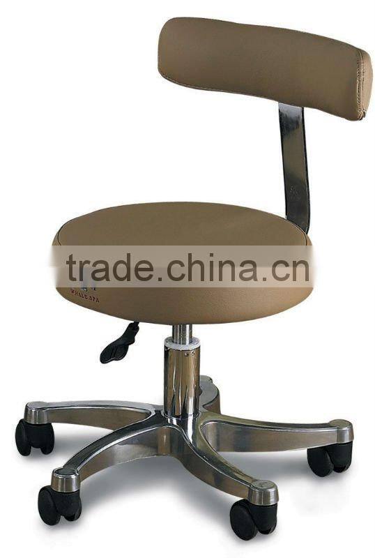 Potable movable Ottoman stool chair with wheels used salon furniture DS-SOHO STOOL