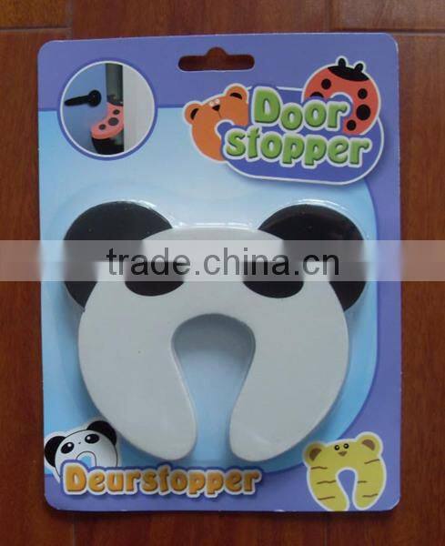 New design home security panda shape EVA door stopper