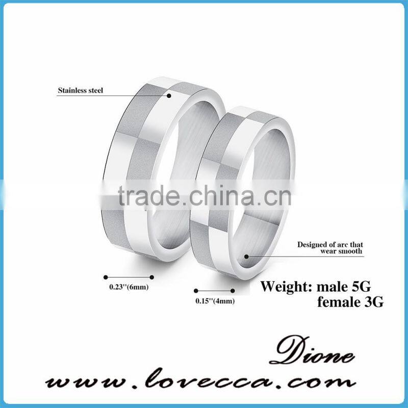Best polishing allergy-fade rings stainless steel for woman and men