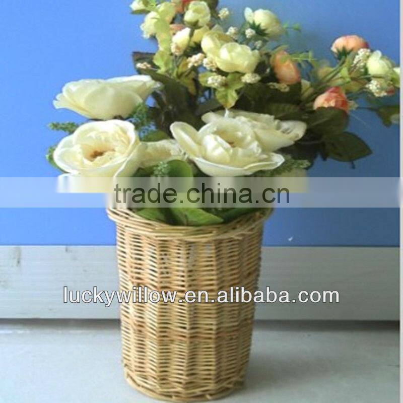elegant willow flower vase wicker flower basket