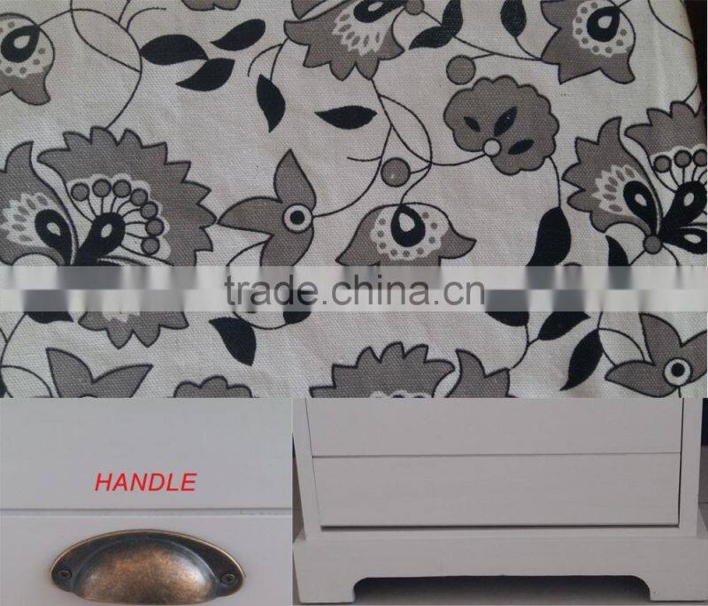 furniture woven basket cabinet with ironing board