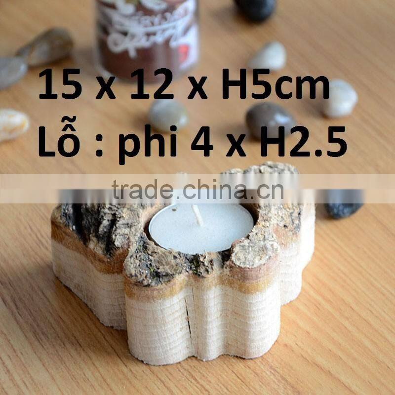 Natural wooden hanging christmas ornaments decoration