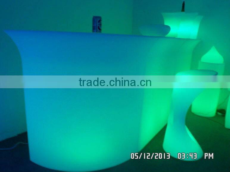 led portable bar / acrylic led nightclub bar table bar counter