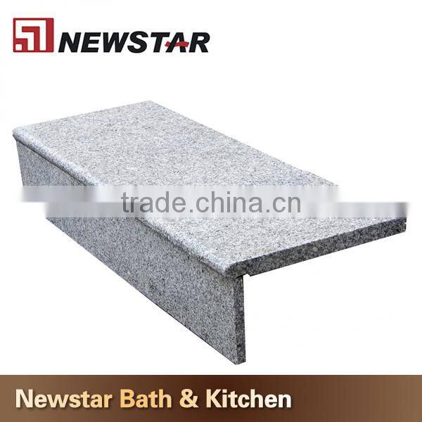 Polished hot sales Chinese granite steps and risers,granite staircase