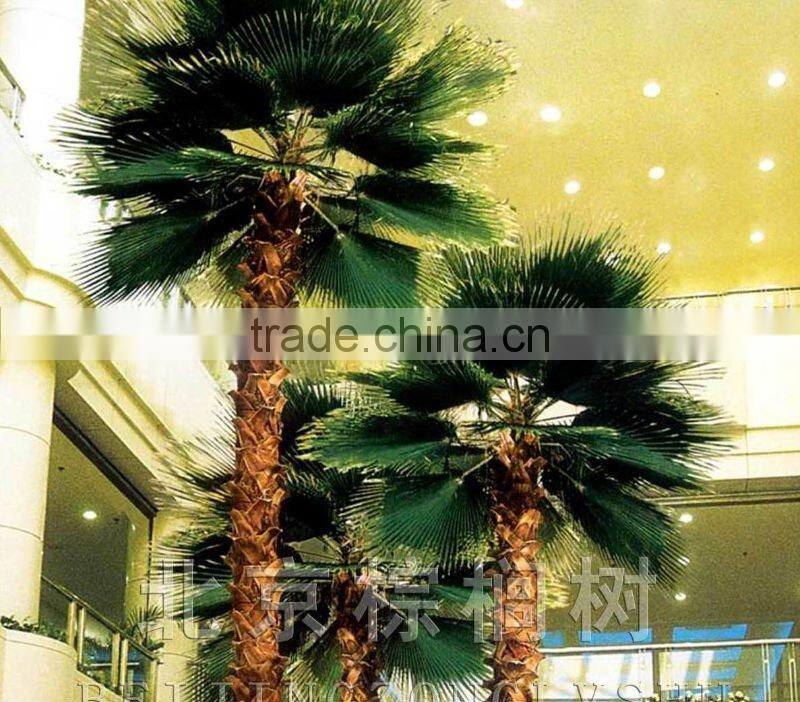 Plastic Indoor Artificial Palm Tree Company Leaves Palm Trees Decorative Artificial Plant