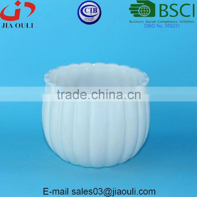 Bucket shape Ceramic Chrome plating Hanging Planter Flower Pot , Plant Vase