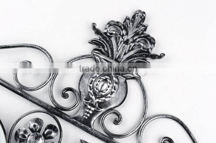 vintage flower metal wall digital clock GZH113 home accessories