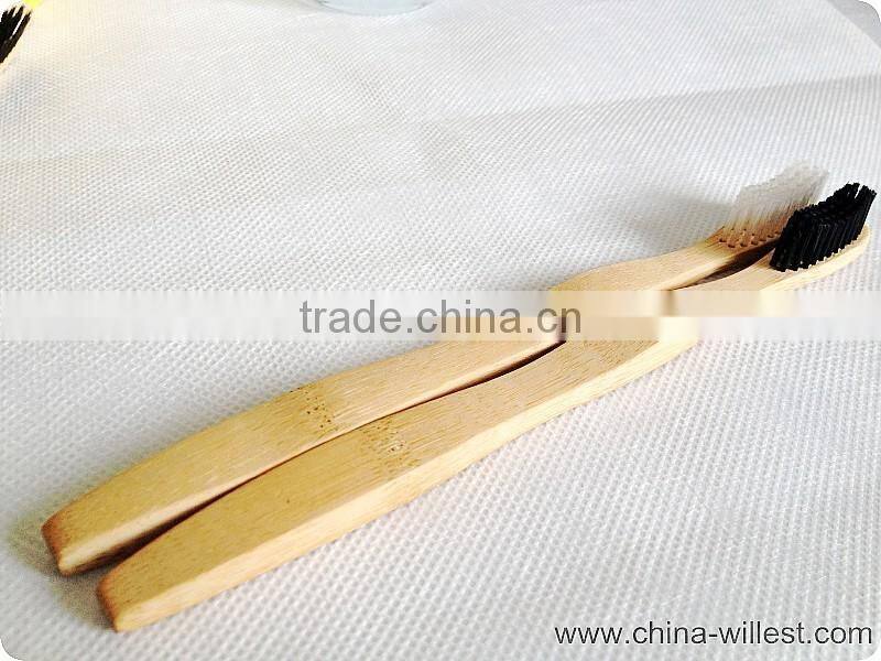 shaped wooden toothbrush, toothbrush