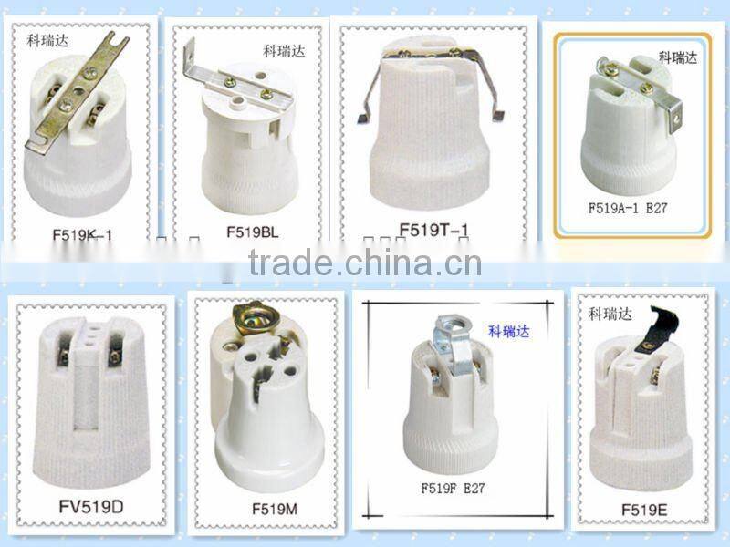 e27 pendant brass conductor porcelain lampholder