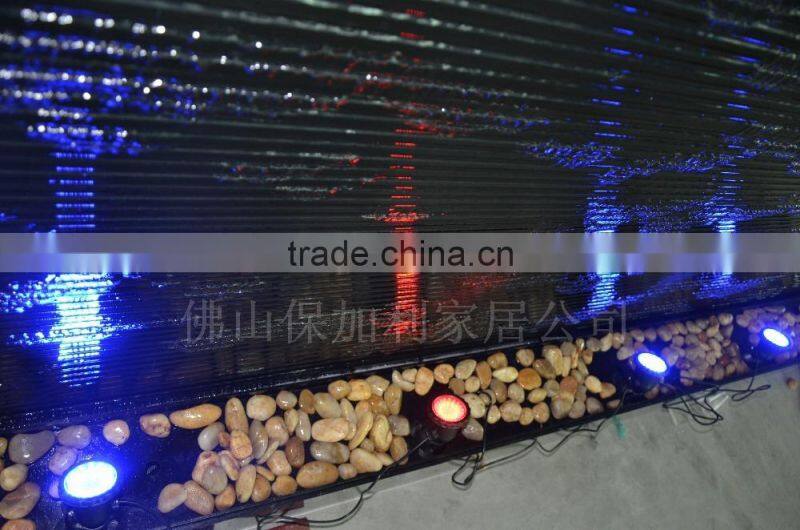 indoor decorative acrylic led water wall screen