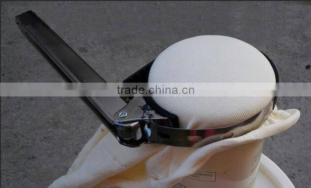 steel belt type Swivel Oil Filter Wrench Strap Wrench with rubber