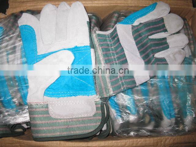 DDSAFETY 2017 Hot Sale Cow Leather Working Gloves Safety Gloves