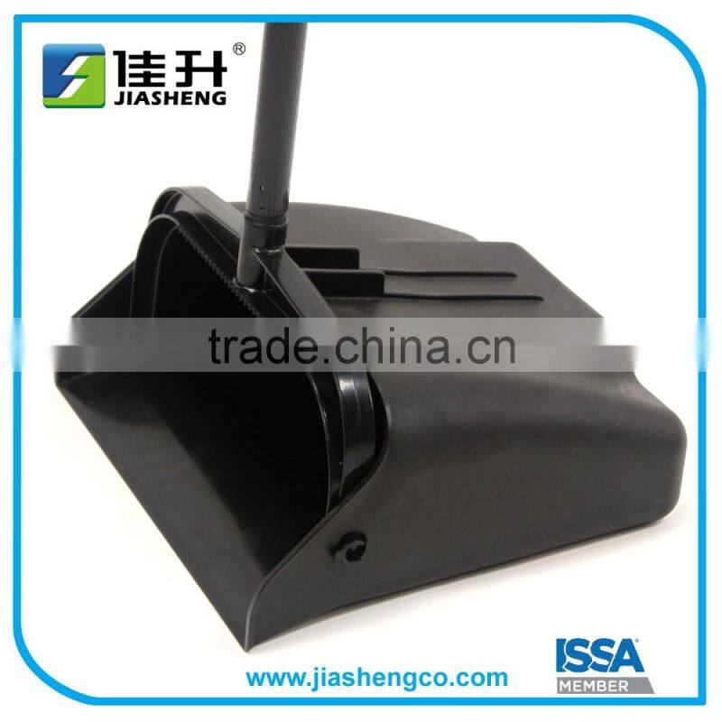 New Hot Sale Commercial Plastic Lobby DustPan with Vinyl Coated Steel Handle
