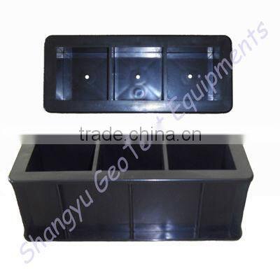 MM-P Plastic Mortar Test Mould/cement mortar mould/three gang mould