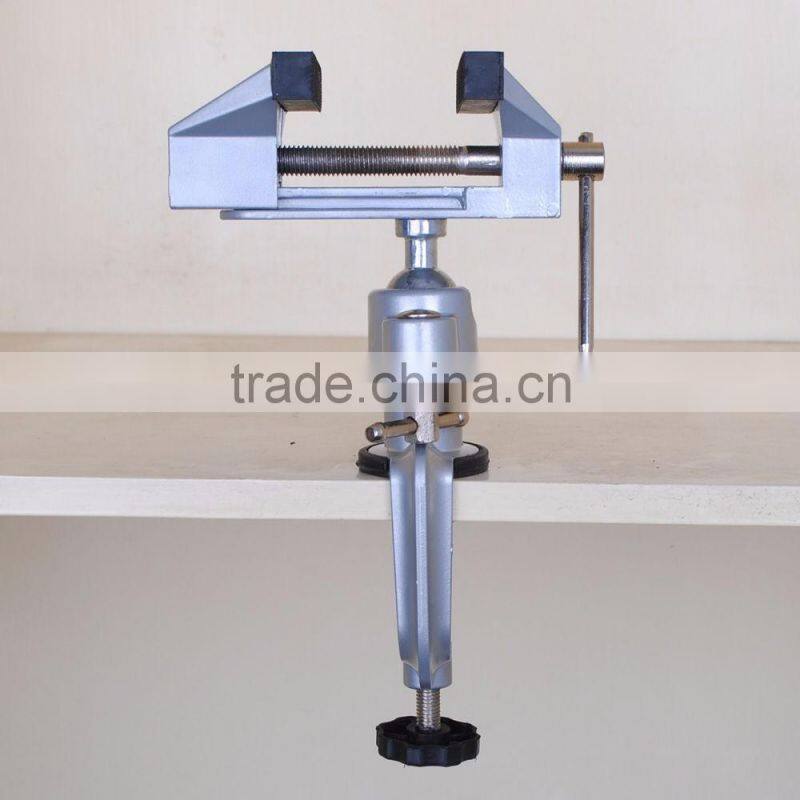 Table Bench Vise Work Bench Clamp Swivel Rotated Vice Hobby Craft Repair Tool