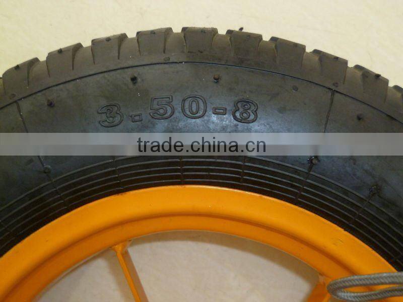 3.50-8 Pneumatic Rubber Wheel