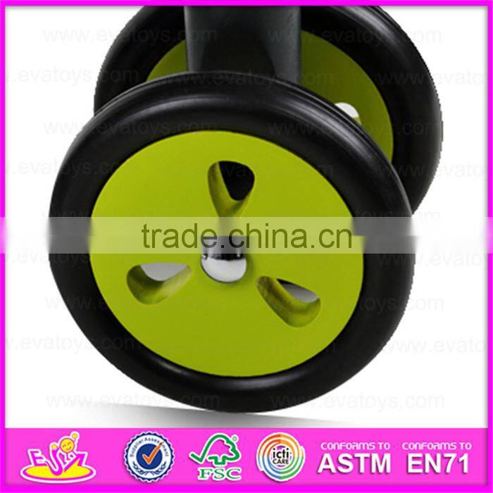 New style kids Wooden tricycle toys,Manufacturer safety baby wooden tricycle,ride on car W16A021