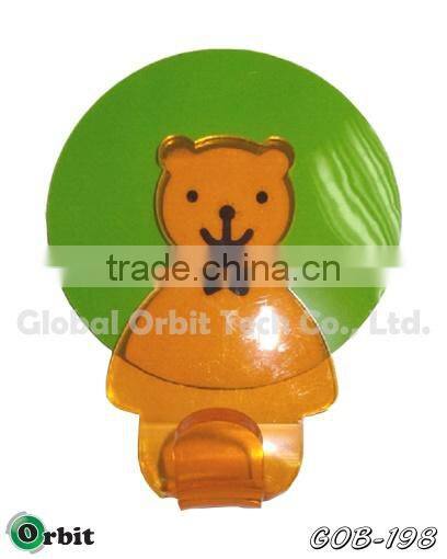 Popular plastic adhesive decorative wall hook