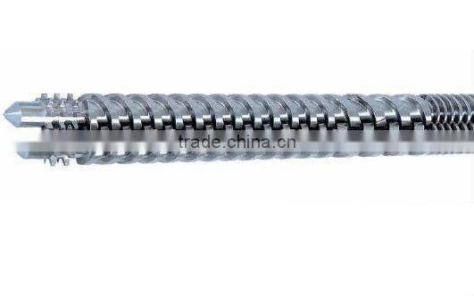 Parallel twin screw and barrel for PVC or UPVC pipe extruder machine