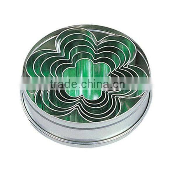 CC-0989 3-Piece Plastic handle pastry cutters/Cookie Tools