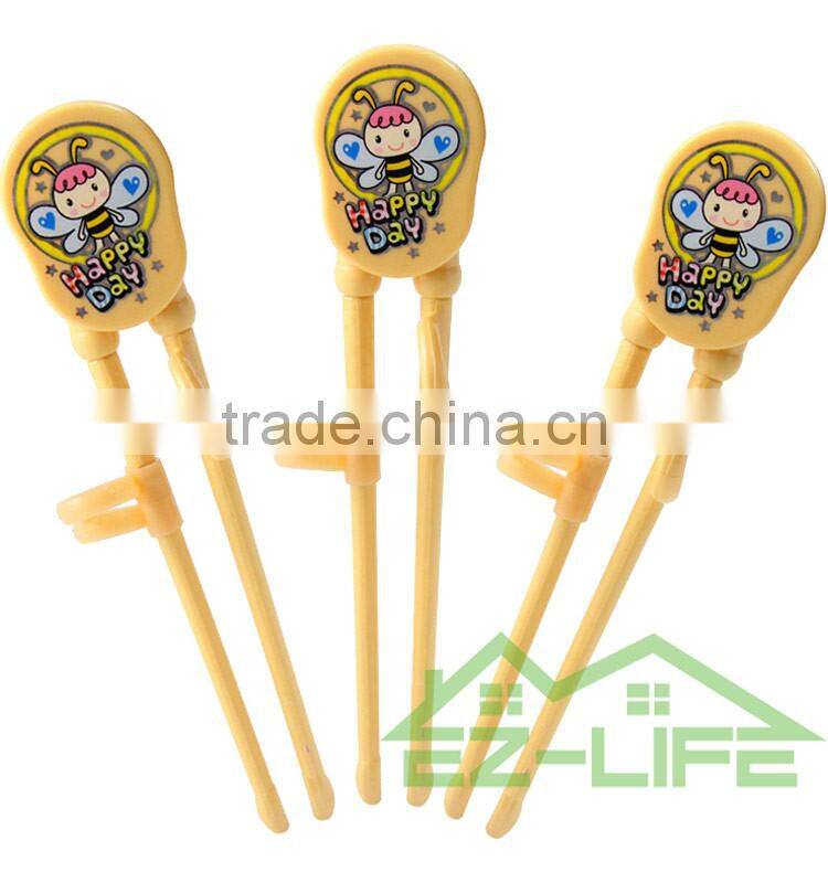 Healthy ECO friendly corn PLA plastic baby training chopsticks