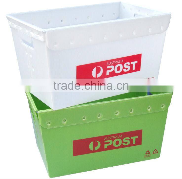 colorful pp corrugated baord show box