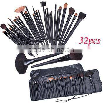 New 32 PCS Professional Custom Logo Kabuki Makeup Brushes Set Kit+ Pouch Bag Makeup Brushes Free Samples Brushes Makeup