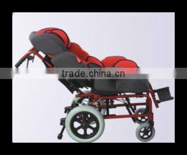 Aluminum chair frame high back reclining wheelchair for cerebral palsy children/ cp chair/electric power /folding/economic