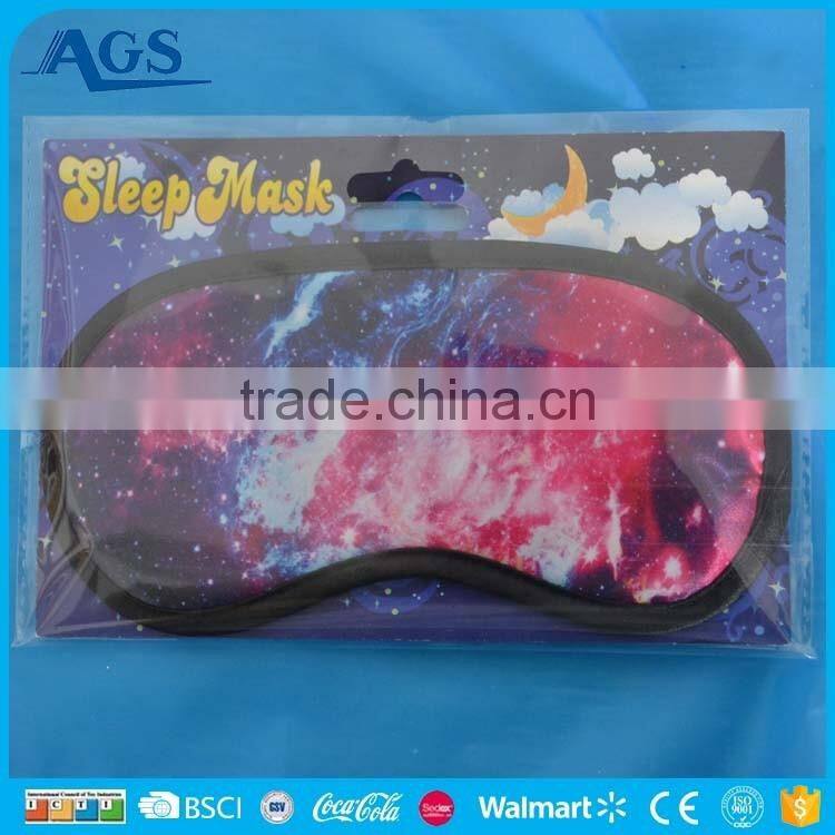 Littel stars red eyeshade smiley expression custom eye mask