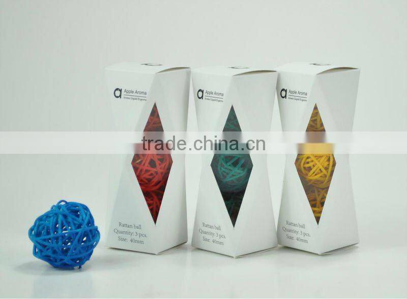 2013 Top sale decorative rattan sticks ball/diffuser ball/handmade rattan ball