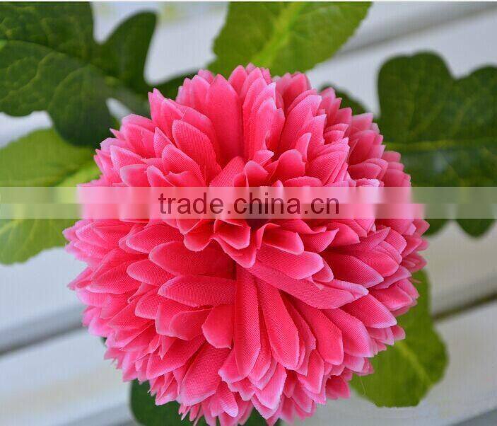 Round ball artificial flower bouquet for wedding