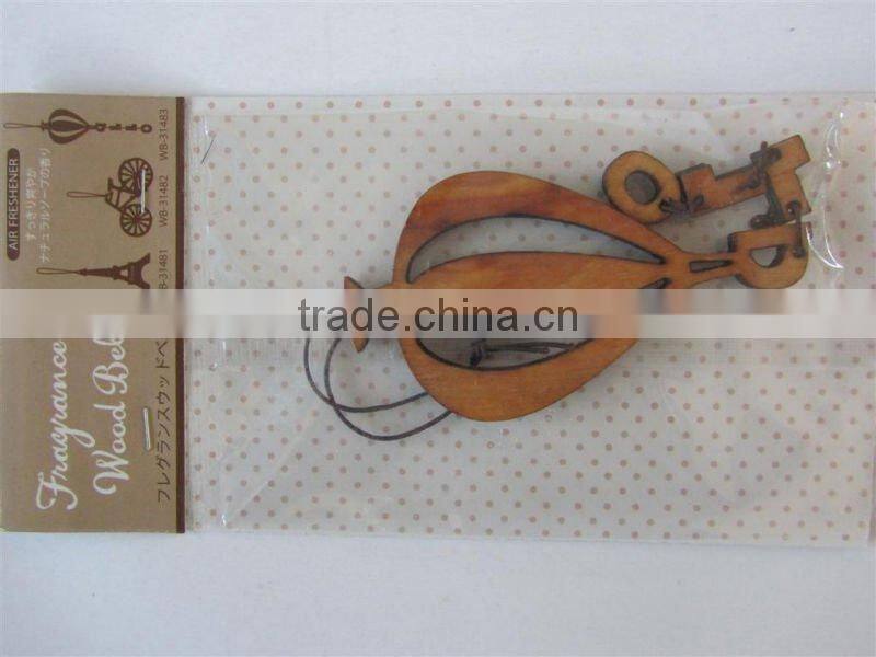 2015 hot product animal shaped wooden air freshener