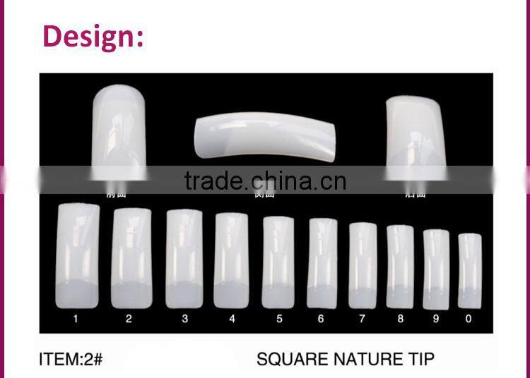 ABS Natural Professional Artificial Nail Tips