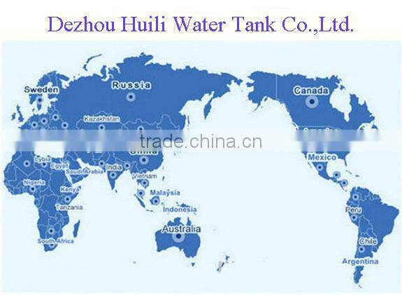 Hot dip Galvanised steel sectional panel water tank used in industrial application