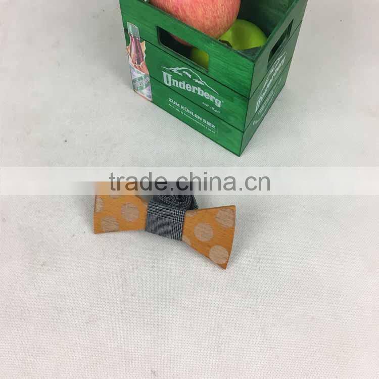christmas gift luxury wholesale wood bow tie