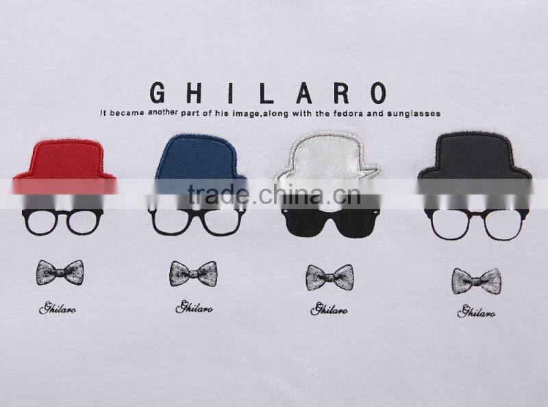 Men's long sleeve t shirt( 95%cotton 5%spandex )digital t shirt printing machine