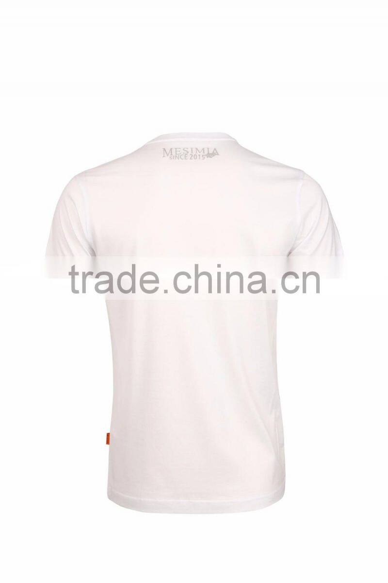 mens fashion slim design cotton plain mens t shirt