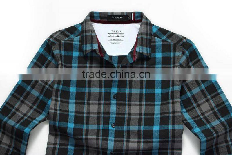 Mens flannel checked shirts