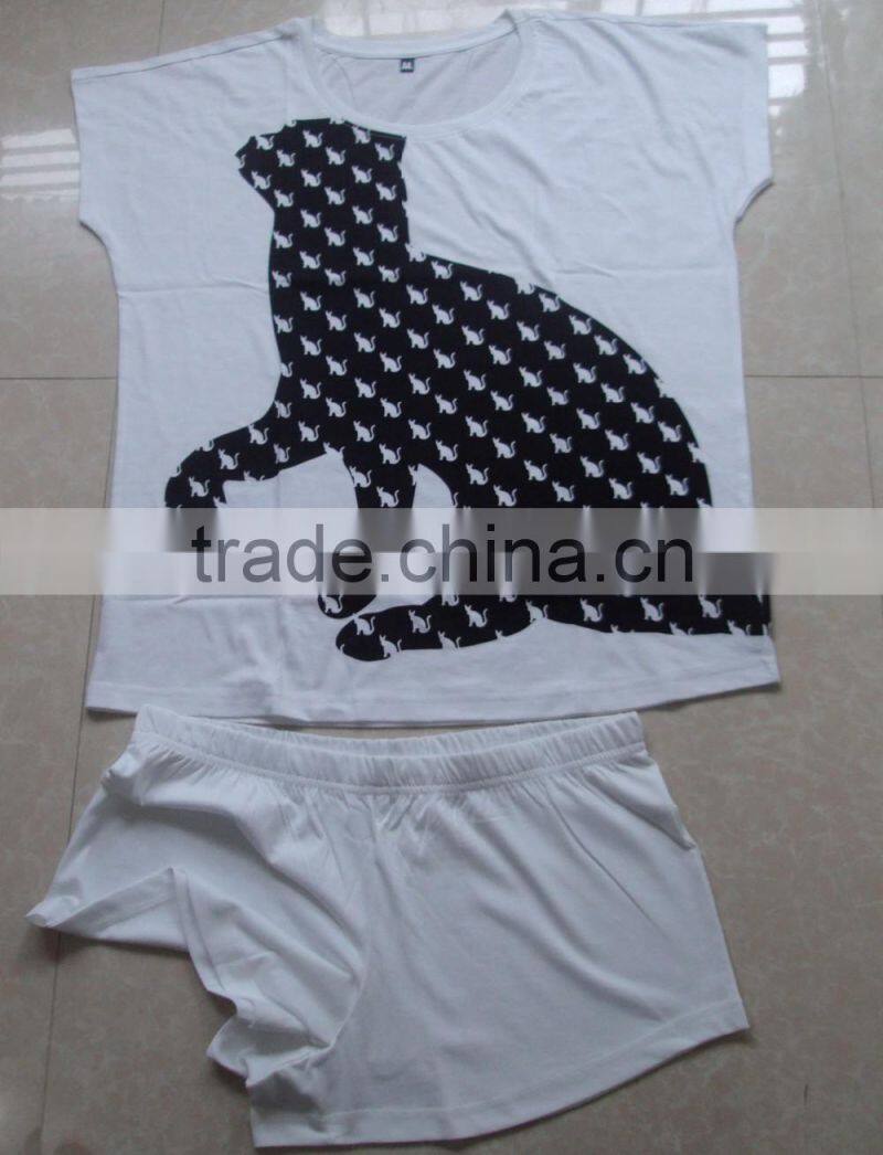 female 100% cotton sleep set ladies home clothes sleep wear Shorts pajamas for women pajamas sleepwear