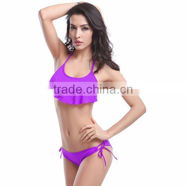 Hot sale cheap 90% polyester bikini model photo