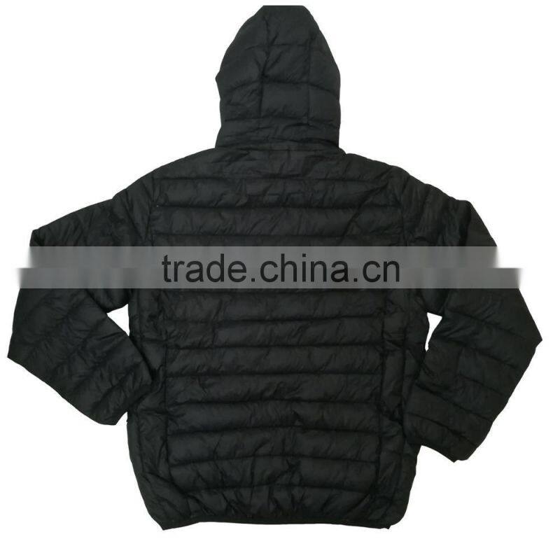 New apparel men jacket winter quilted padded jacket in stock