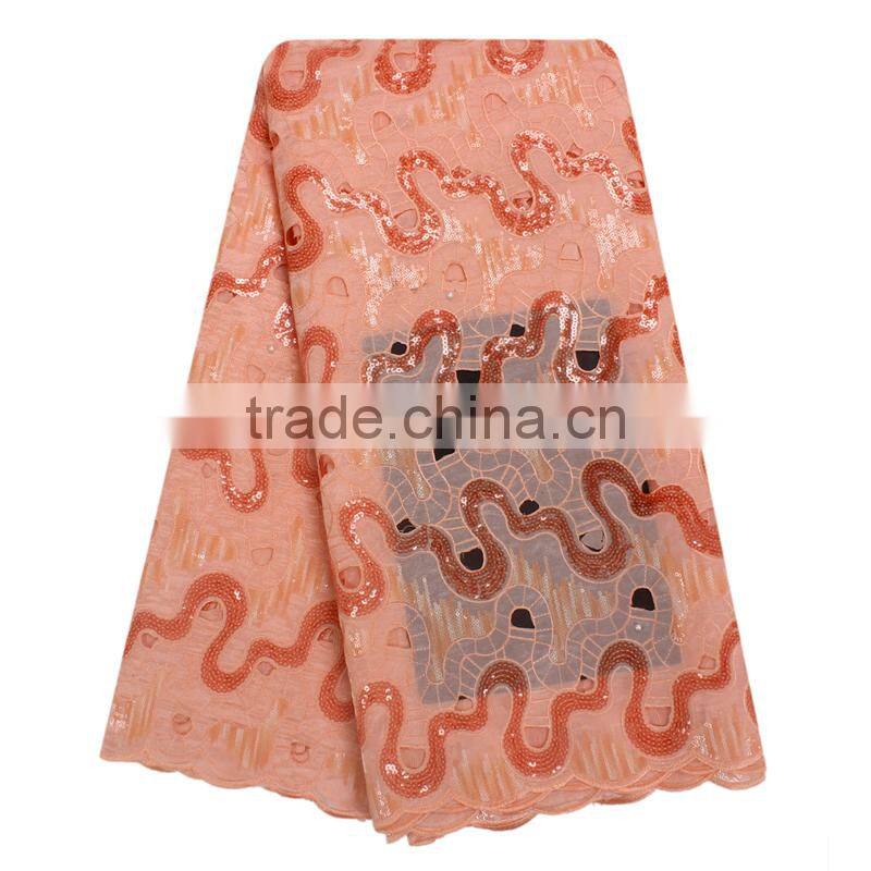 2017 Custom African Dashiki Shirts Organza Lace For African Clothes