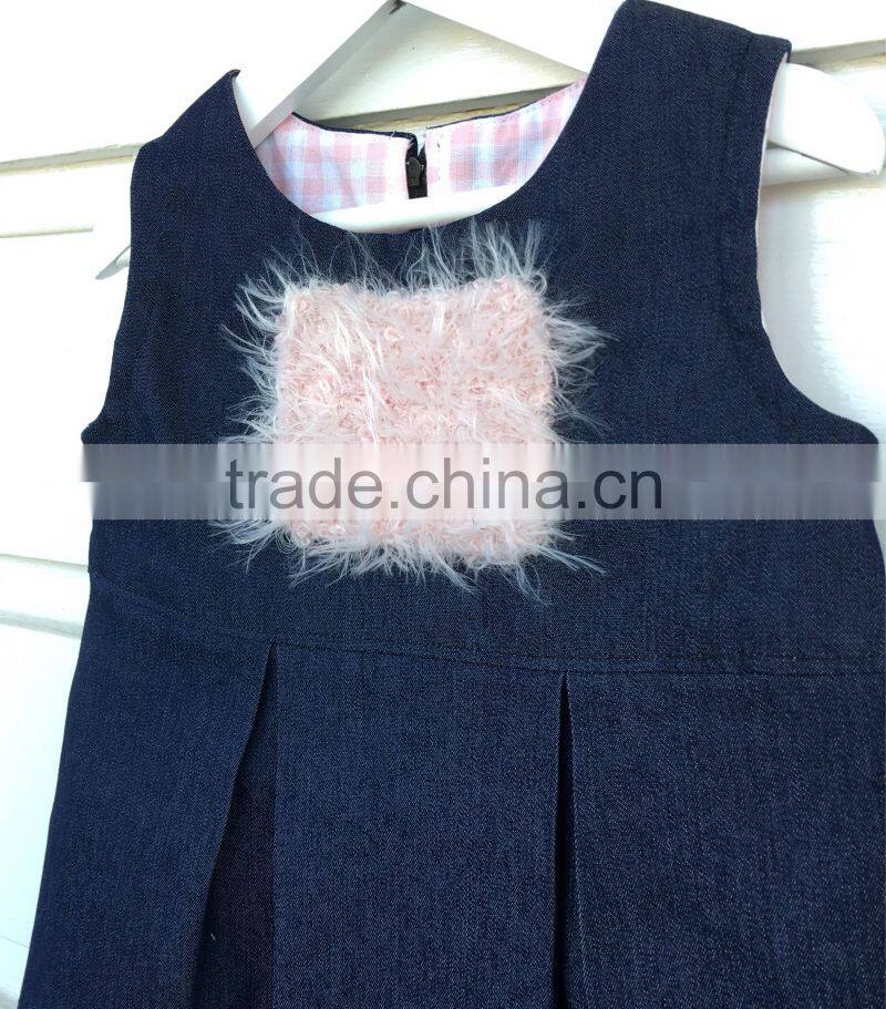 OEM Wholesale Price Baby Girl clothes Denim Dress