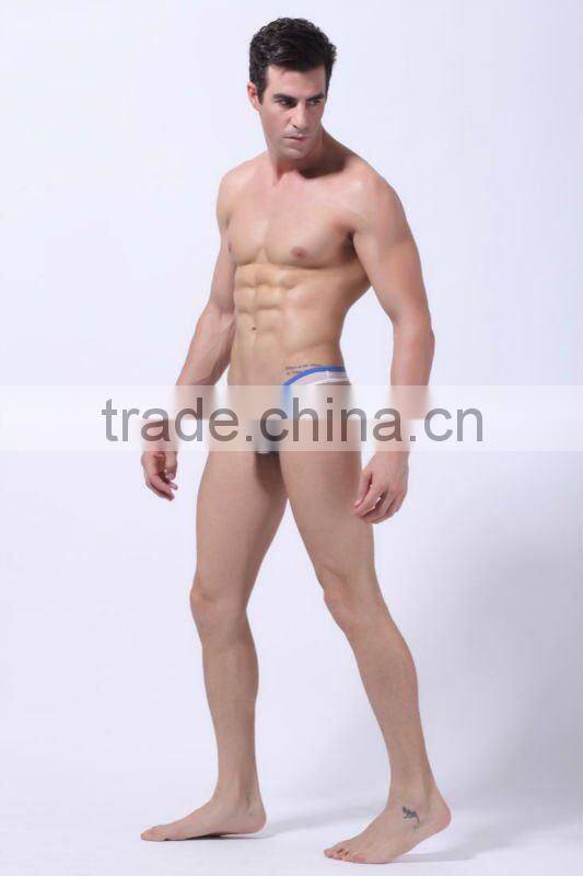 2012sexy color matching G-string for men ,high quality and transparent G-string