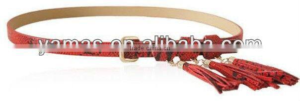 latest fashion fancy cow leather belts