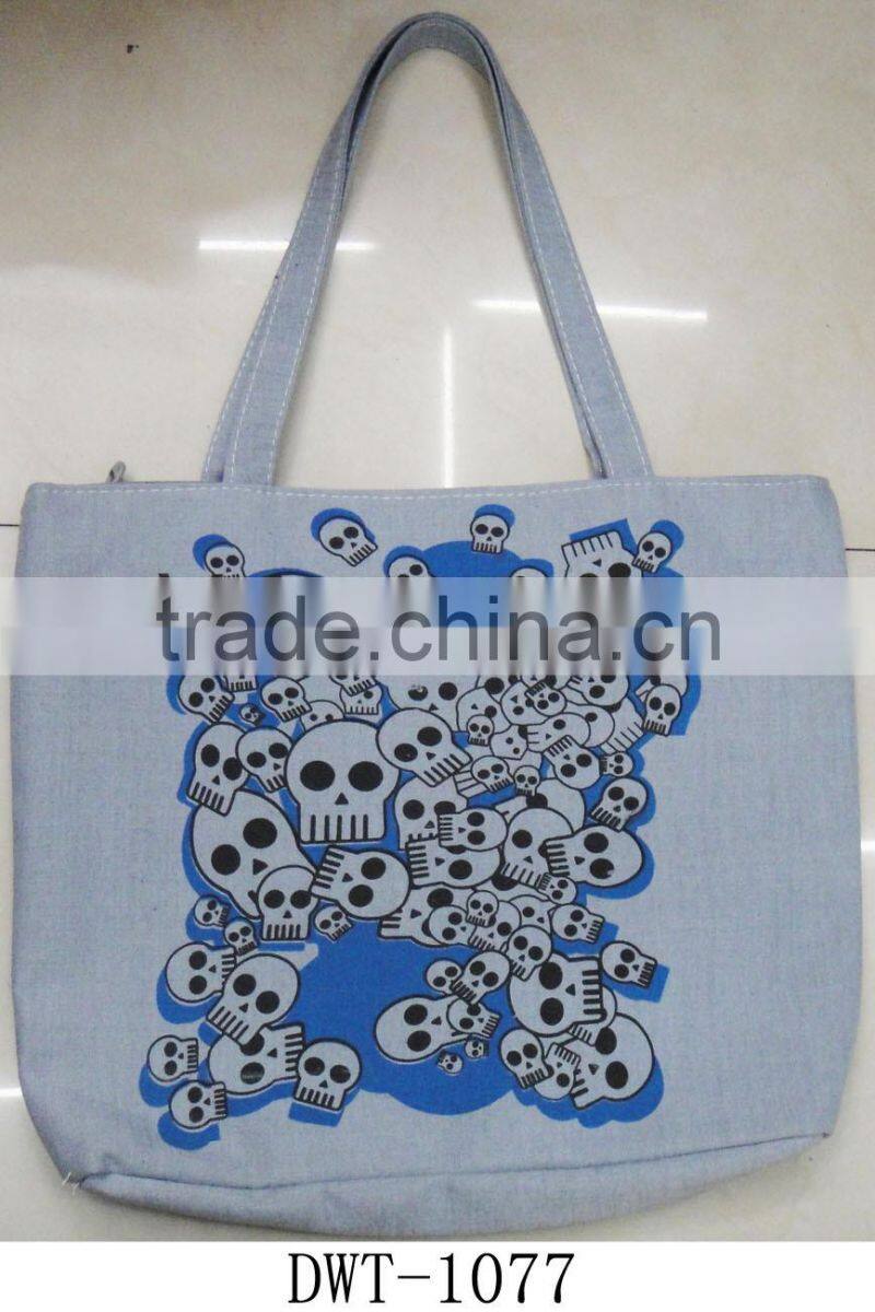 Fashion Lady popular cheap canvas cotton promotion bag
